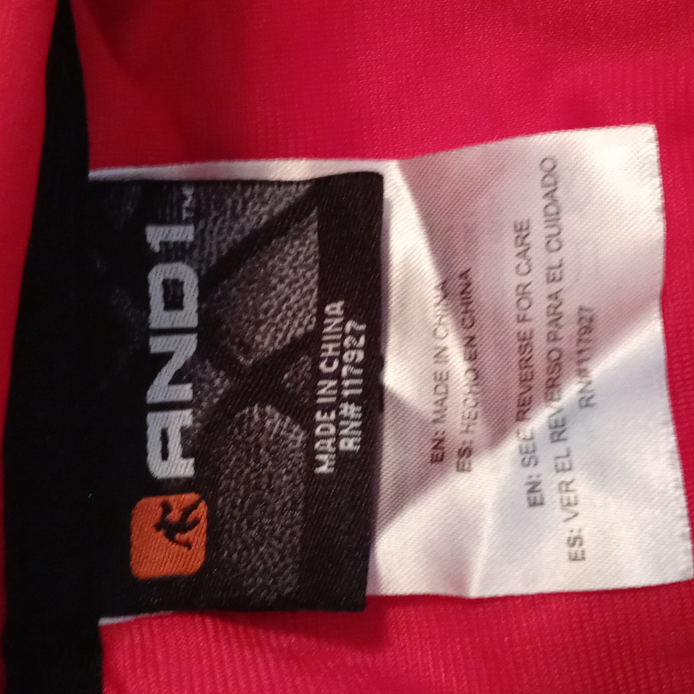 AND1 Men's Red Jacket - Picture 4 of 6